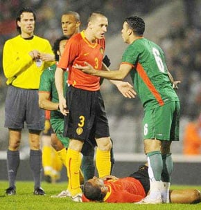 match maroc belgique
