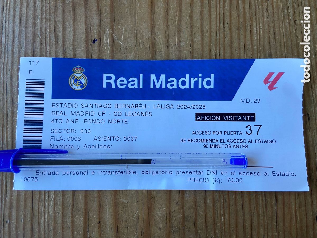 ticket real madrid